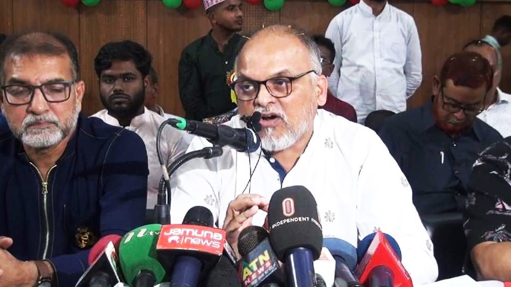 জাতীয় সংসদকে আর হাসি-ঠাট্টার স্থানে পরিণত না করার আহ্বান জাকের পার্টির মহাসচিবের