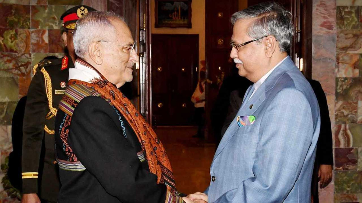 রাষ্ট্রপতির সঙ্গে পূর্ব তিমুরের প্রেসিডেন্টের সৌজন্য সাক্ষাৎ