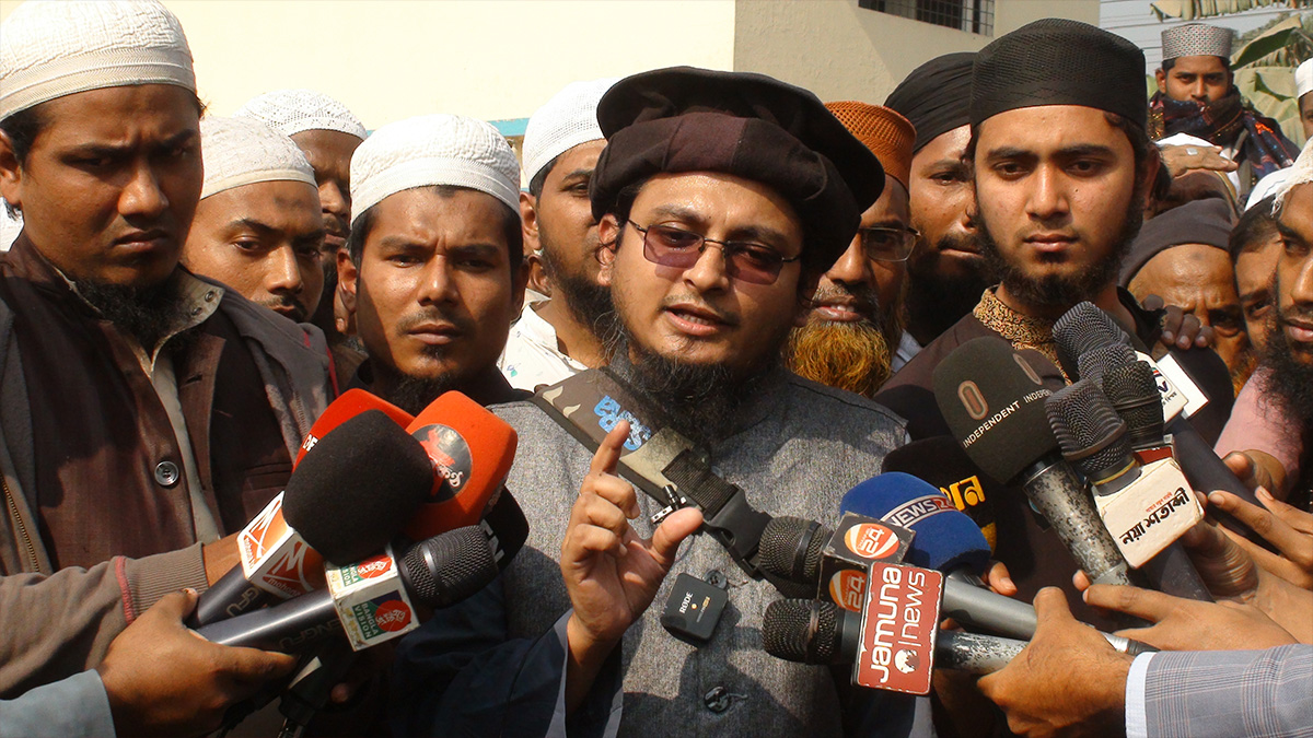 ইজতেমার মাঠে সংঘর্ষের ঘটনায় সাদপন্থী নেতা মুয়াজ বিন নূর গ্রেফতার