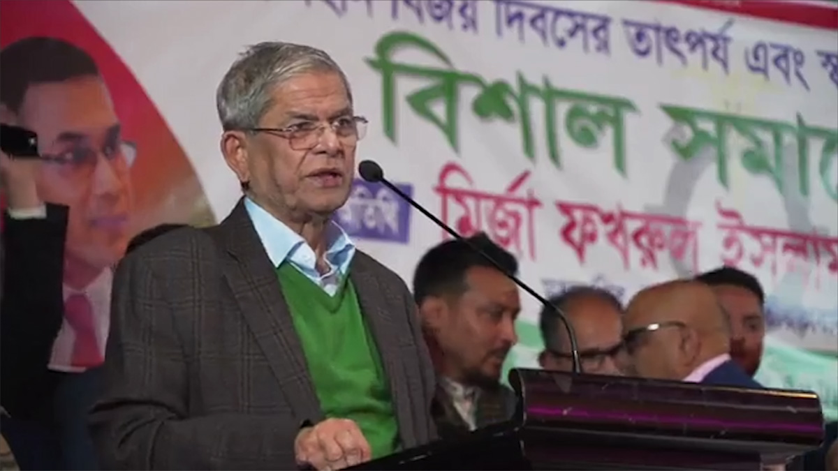 বিশেষ একটি রাজনৈতিক দল নয়, বাংলাদেশের মানুষের পাশে ভারতকে দাঁড়ানোর আহ্বান মির্জা ফখরুলের