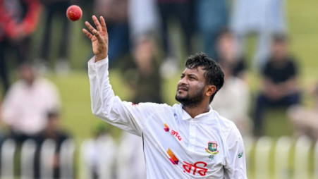 বোলিং অ্যাকশন পরীক্ষায় আবারও ফেল করলেন সাকিব